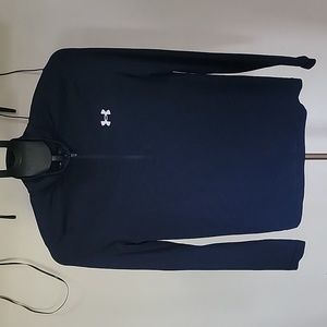 Men's Under Armour Seamless ½ Zip Training Shirt, Color Blue, Size S